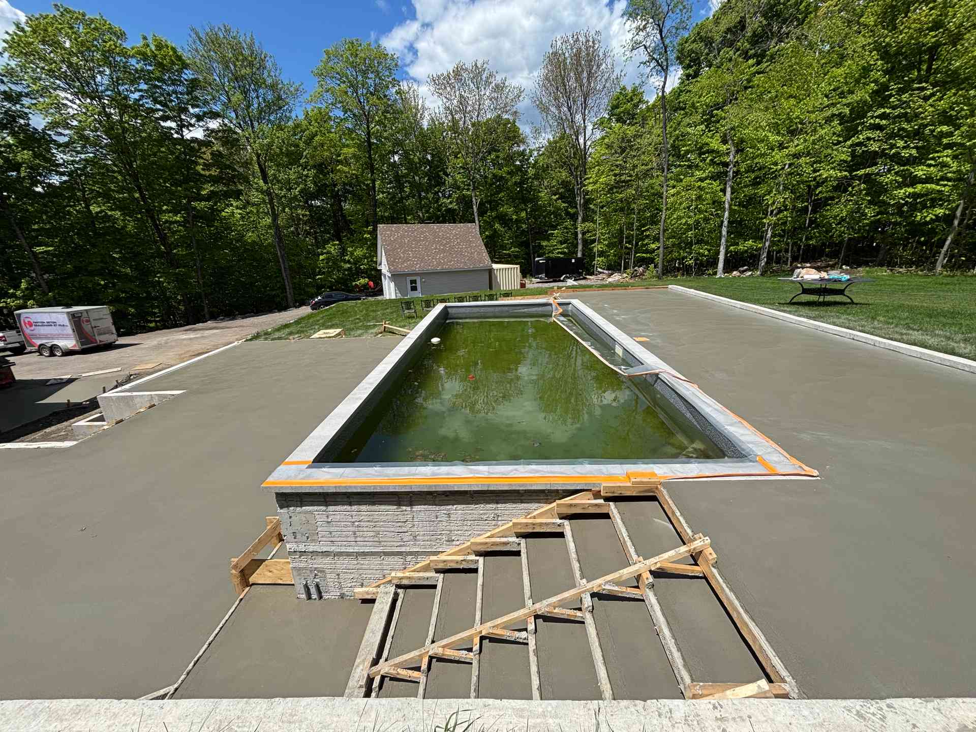 Dalle piscine Finition de béton beauchamps Dalle piscine Finition de béton beauchamps