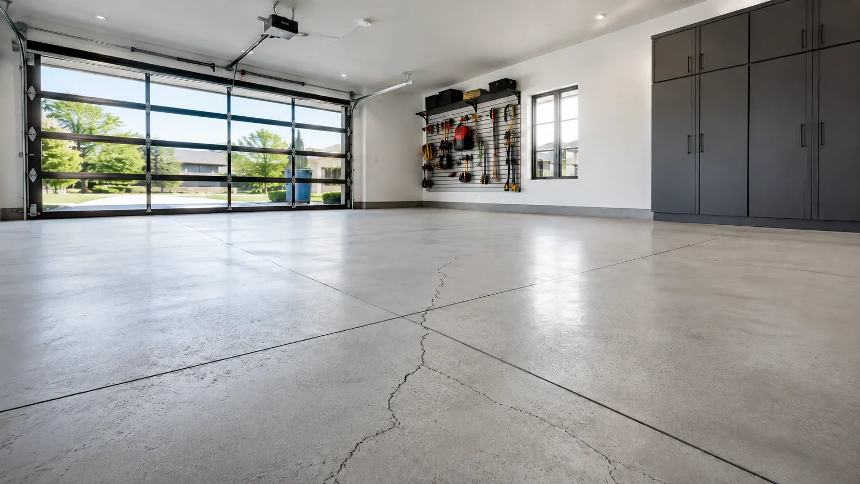 Pourquoi un plancher de garage en béton fissure-t-il ?
