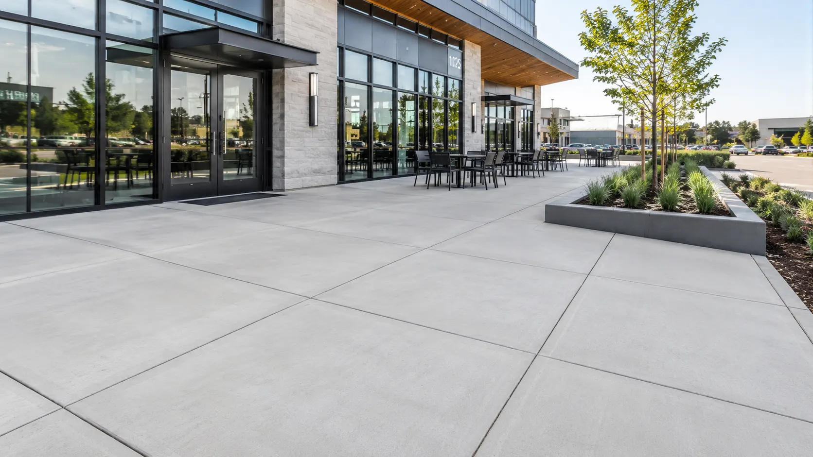 Terrasse commerciale beton Terrasse commerciale beton